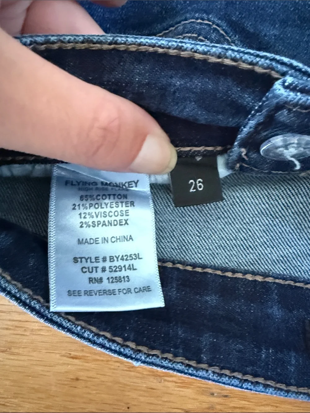 Flying Monkey Dark Indigo Flare Jeans